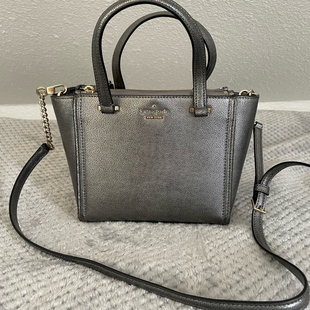 Kate Spade Pewter Patterson Drive Crossbody